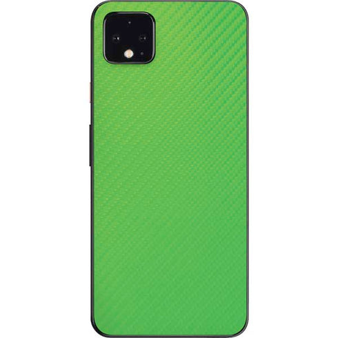 Green Carbon Fiber Specialty Material Google Pixel 4 XL Skin